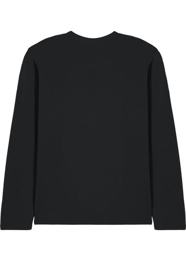 Stranger Things Black 5 Dripping Logo Long-Sleeved T-Shirt