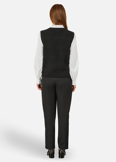 Yumi Black Tailored Cigarette Trouser