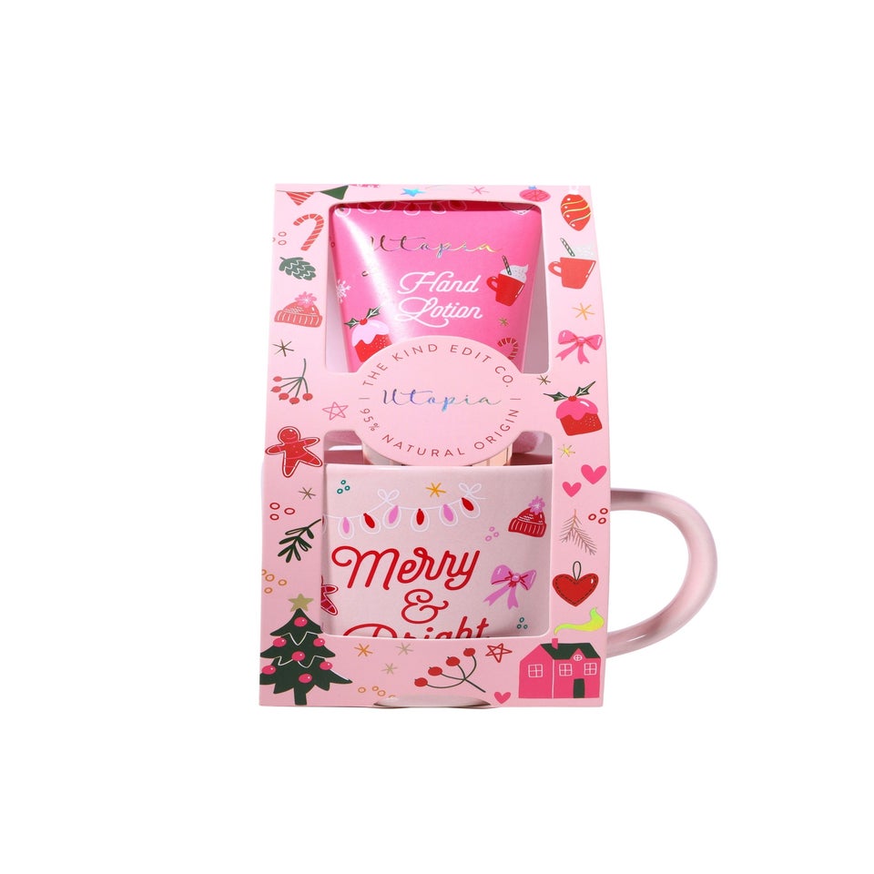 Kind Edit Co Utopia Merry & Bright Mug Gift Set