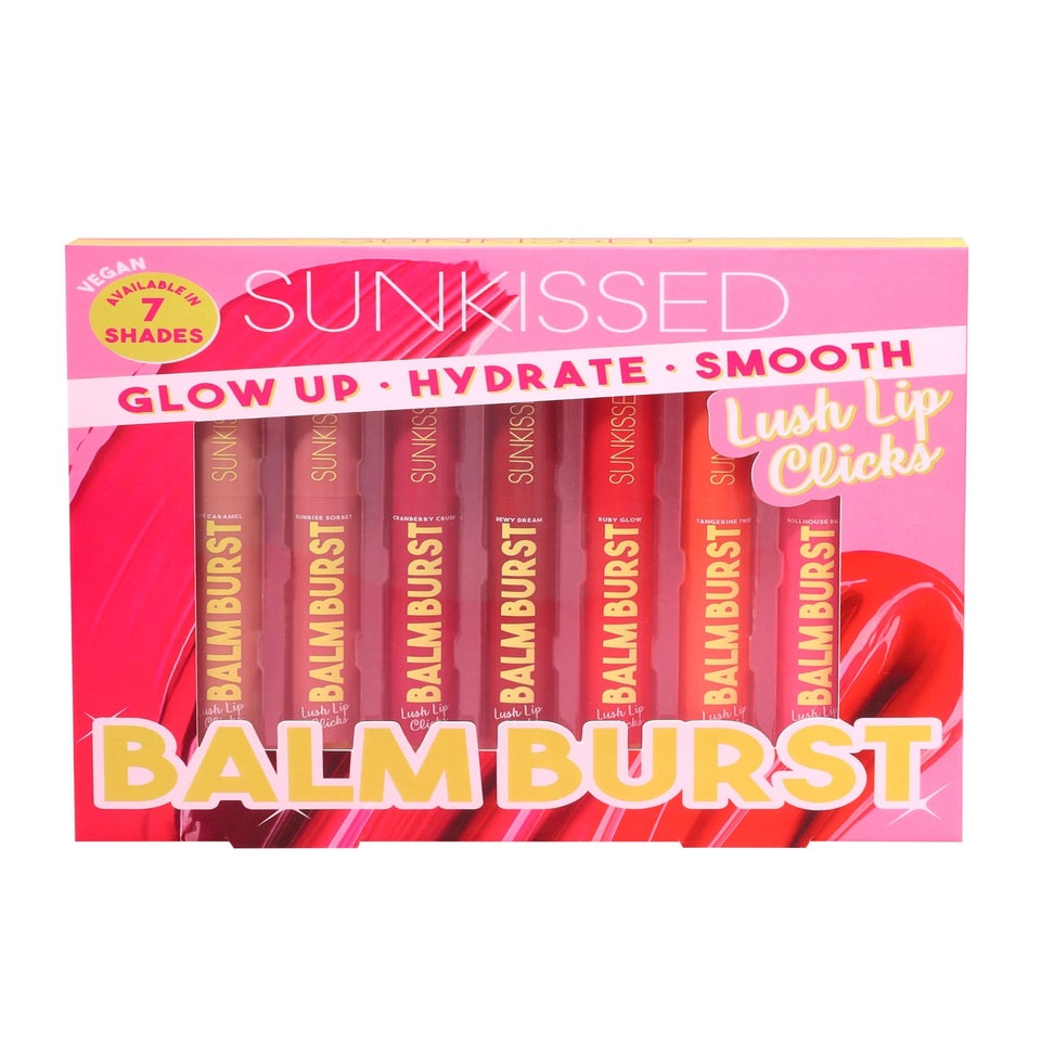 Sunkissed Balm Burst Lush Lip Clicks Gift Set 7 Pack