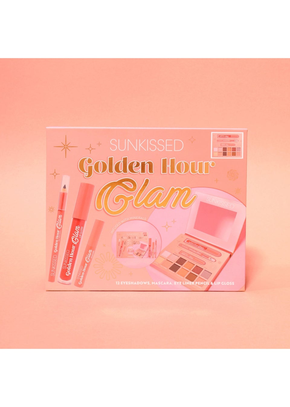 Sunkissed Golden Hour Glam Makeup Gift Set
