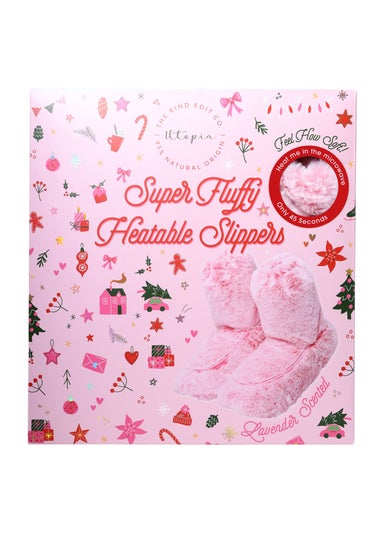 Kind Edit Co Utopia Super Fluffy Heatable Slippers Lavender Scented