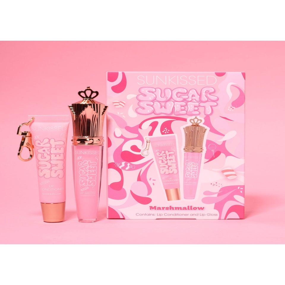 Sunkissed Sugar Sweet Pink Lip Conditioner & Lip Gloss Duo Marshmallow