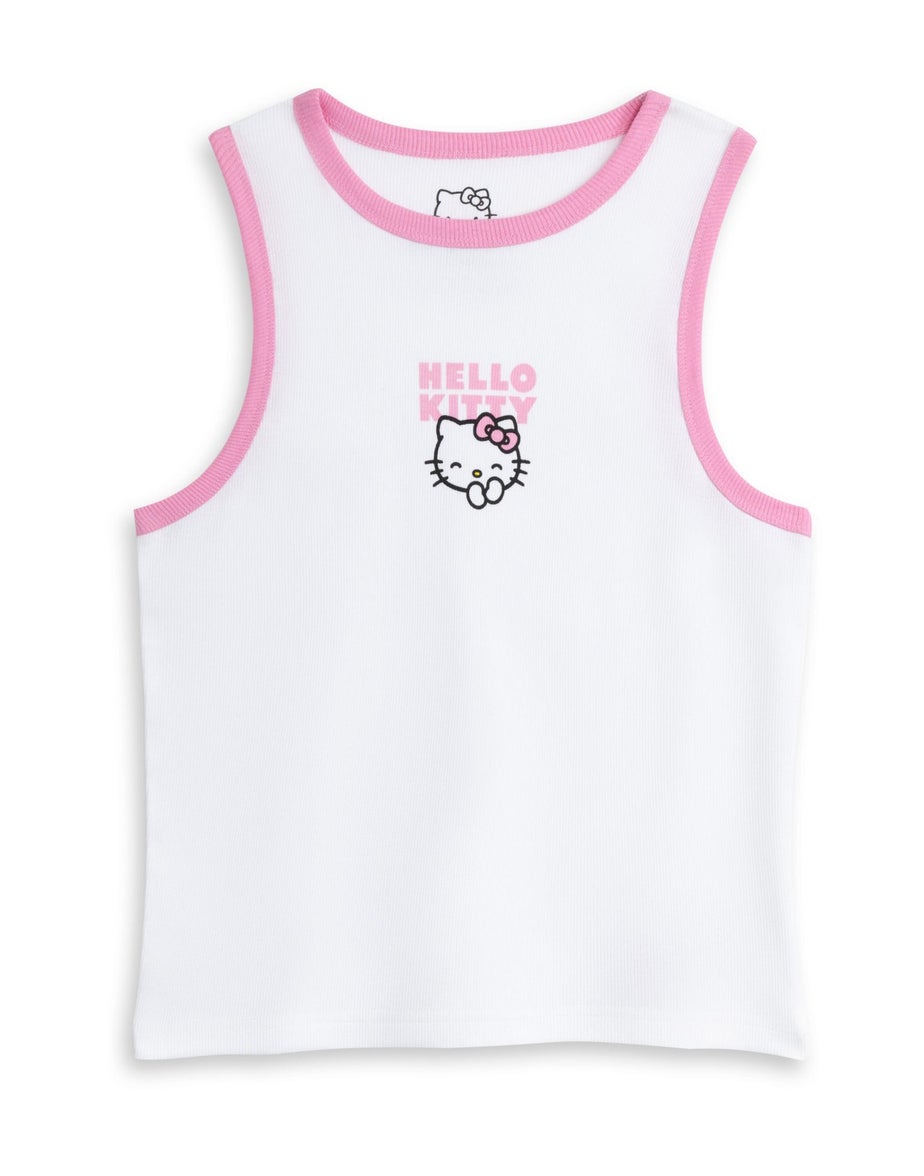 Vanilla Underground Hello Kitty Character Adults Vest & Shorts Pink PJs