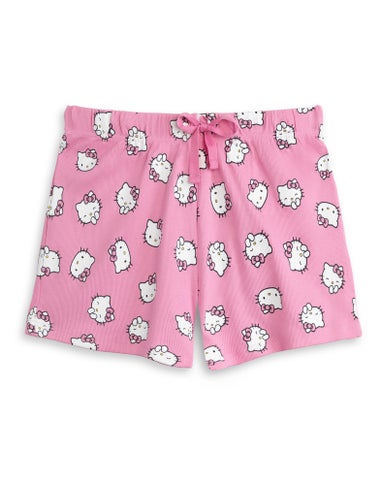 Vanilla Underground Hello Kitty Character Adults Vest & Shorts Pink PJs