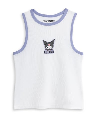 Vanilla Underground Hello Kitty Kuromi Adults Vest & Shorts Purple PJs