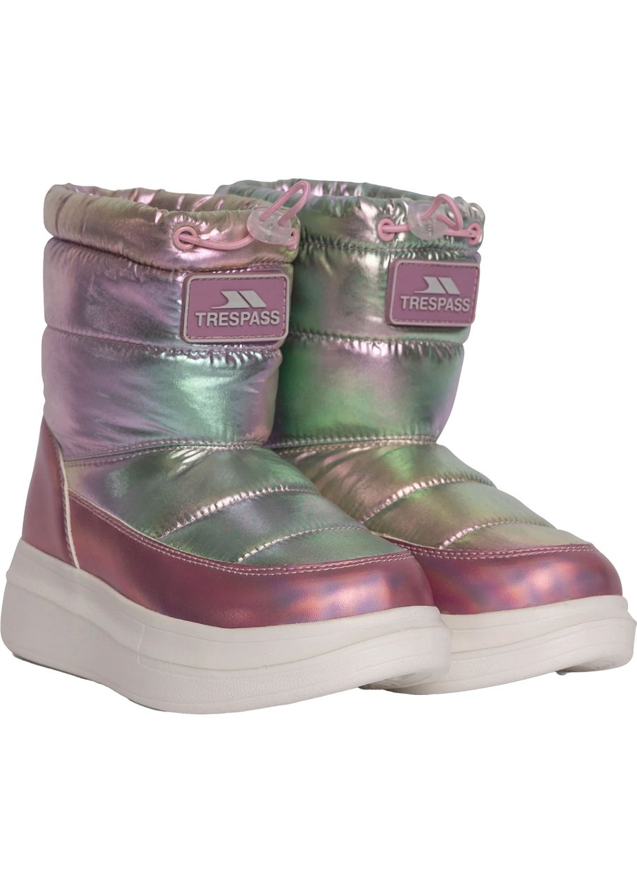 Trespass Girls Pink Sasi Ski Boots (10 Child-3 Youth UK)
