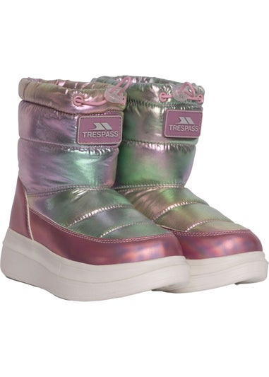 Trespass Girls Pink Sasi Ski Boots (10 Child-3 Youth UK)