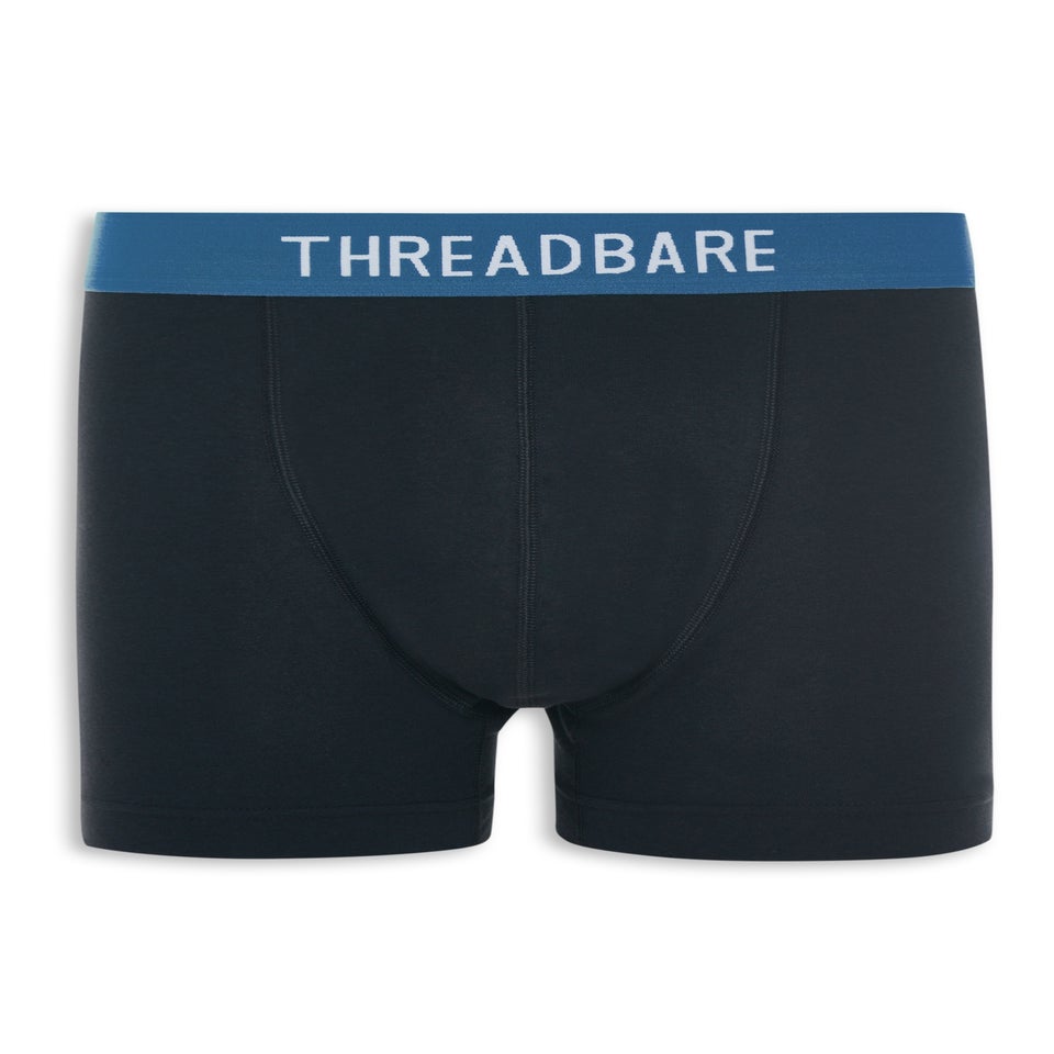 Threadbare Black 3 Pack  Hipster Fit Shorts