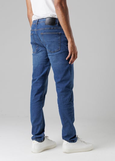 Tokyo Laundry Blue Slim Fit Cotton Blend Jeans