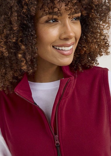 Cotton Traders Ruby Recycled Microfleece Gilet