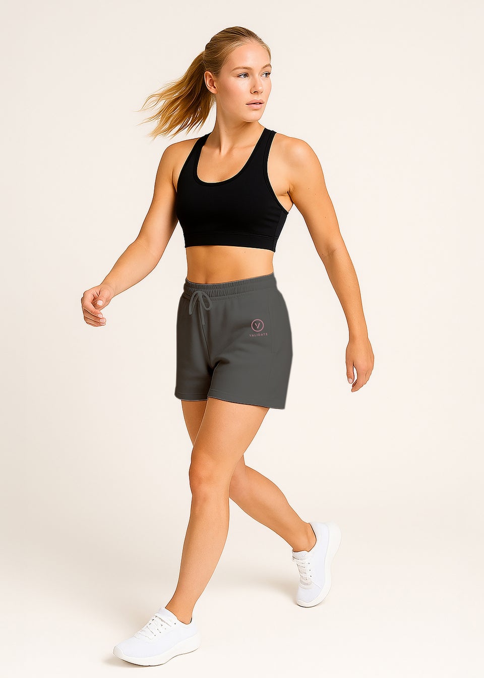 Validate Charcoal Studio Jog Shorts
