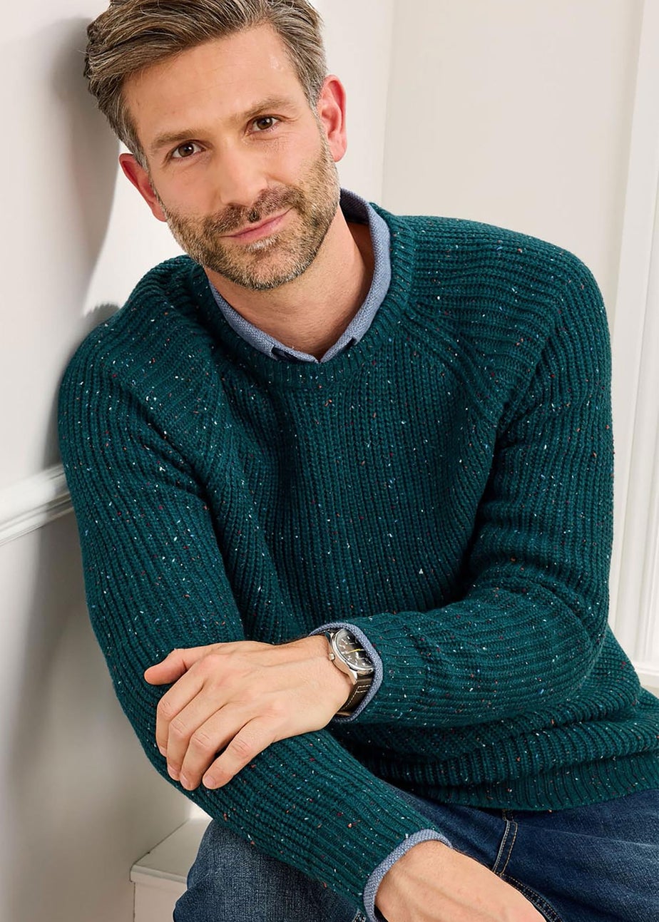 Cotton Traders Jade Supersoft Crew Neck Jumper