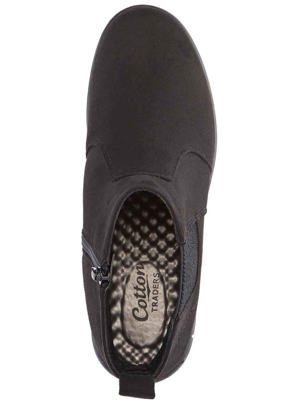 Cotton Traders Black Ankle Boots