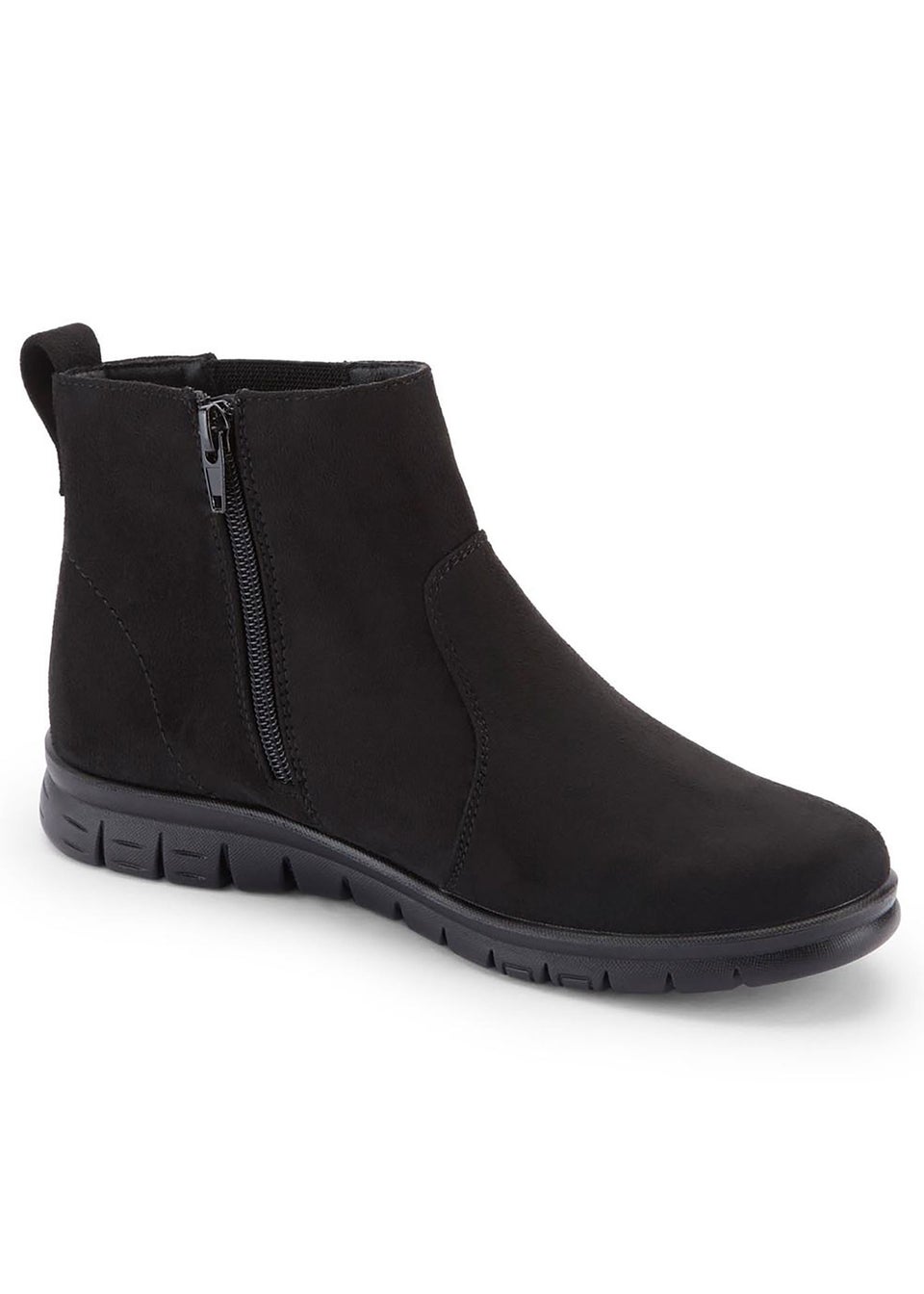 Cotton Traders Black Ankle Boots