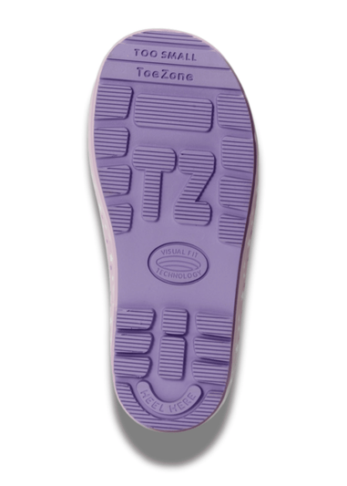 ToeZone Girls Pink Unicorn Waterproof Wellies