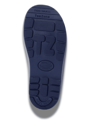 ToeZone Boys Blue Shark Waterproof Wellies