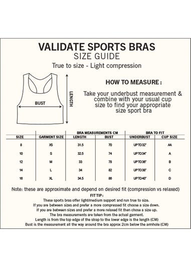 Validate Military Green 247 Essential Sports Bra