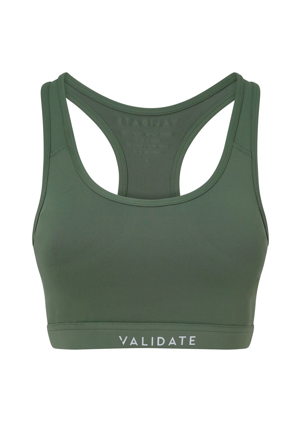Validate Military Green 247 Essential Sports Bra