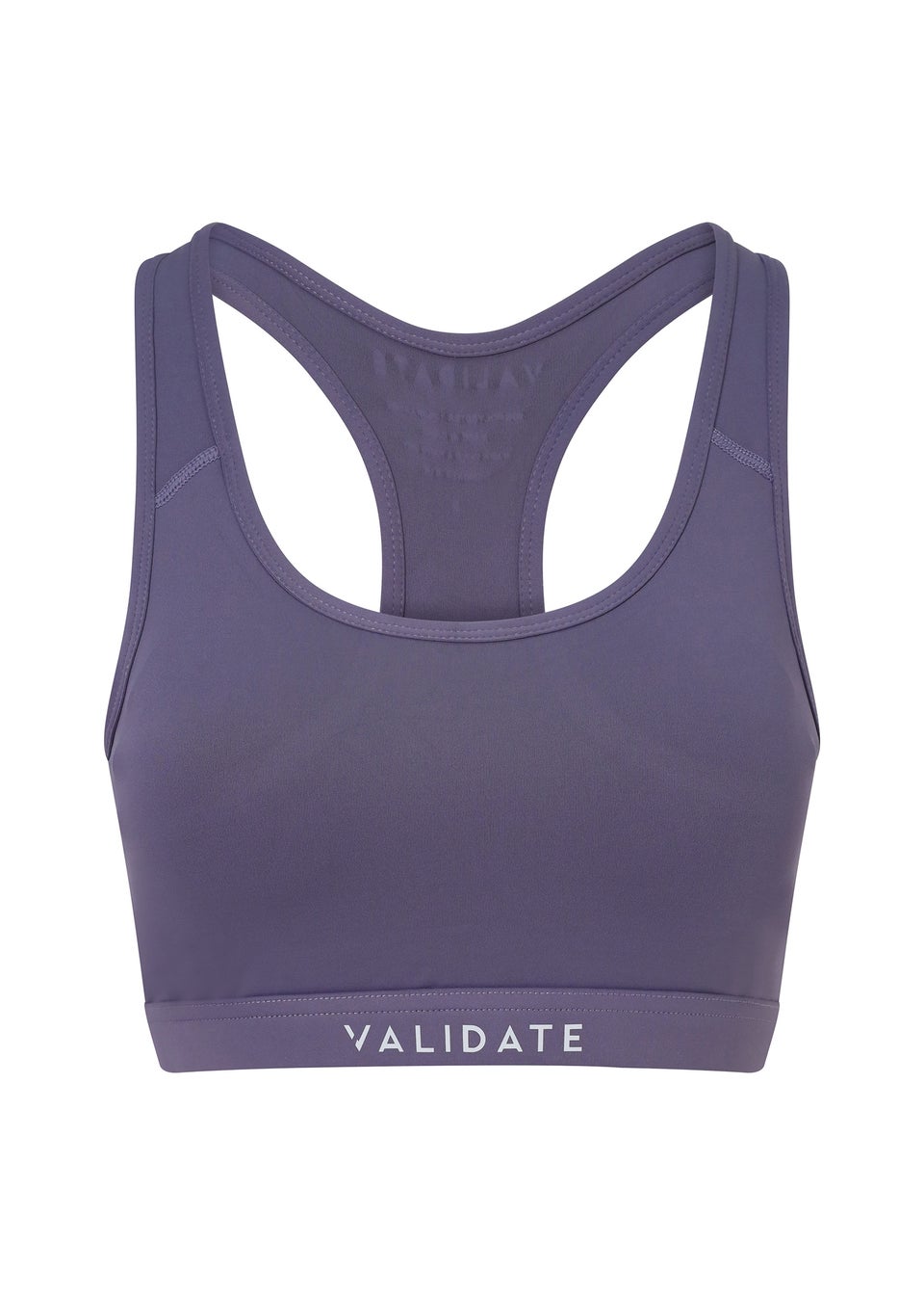 Validate Purple 247 Essential Sports Bra