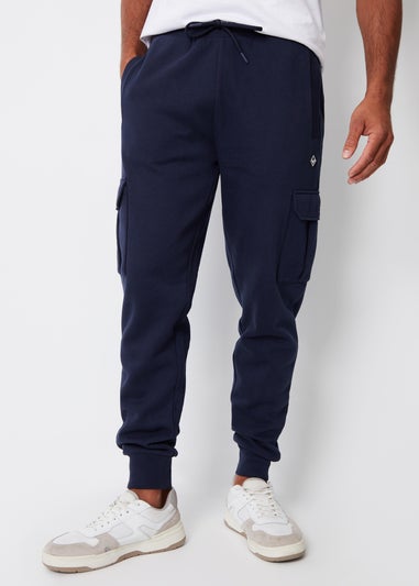 Threadbare Navy 2 Pack Cargo Style Joggers