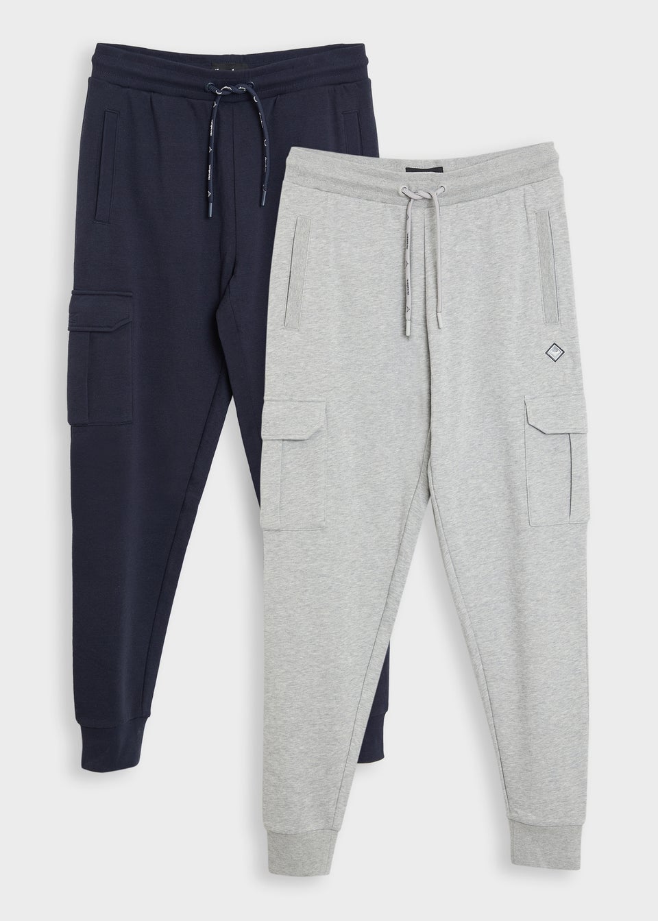 Threadbare Navy 2 Pack Cargo Style Joggers
