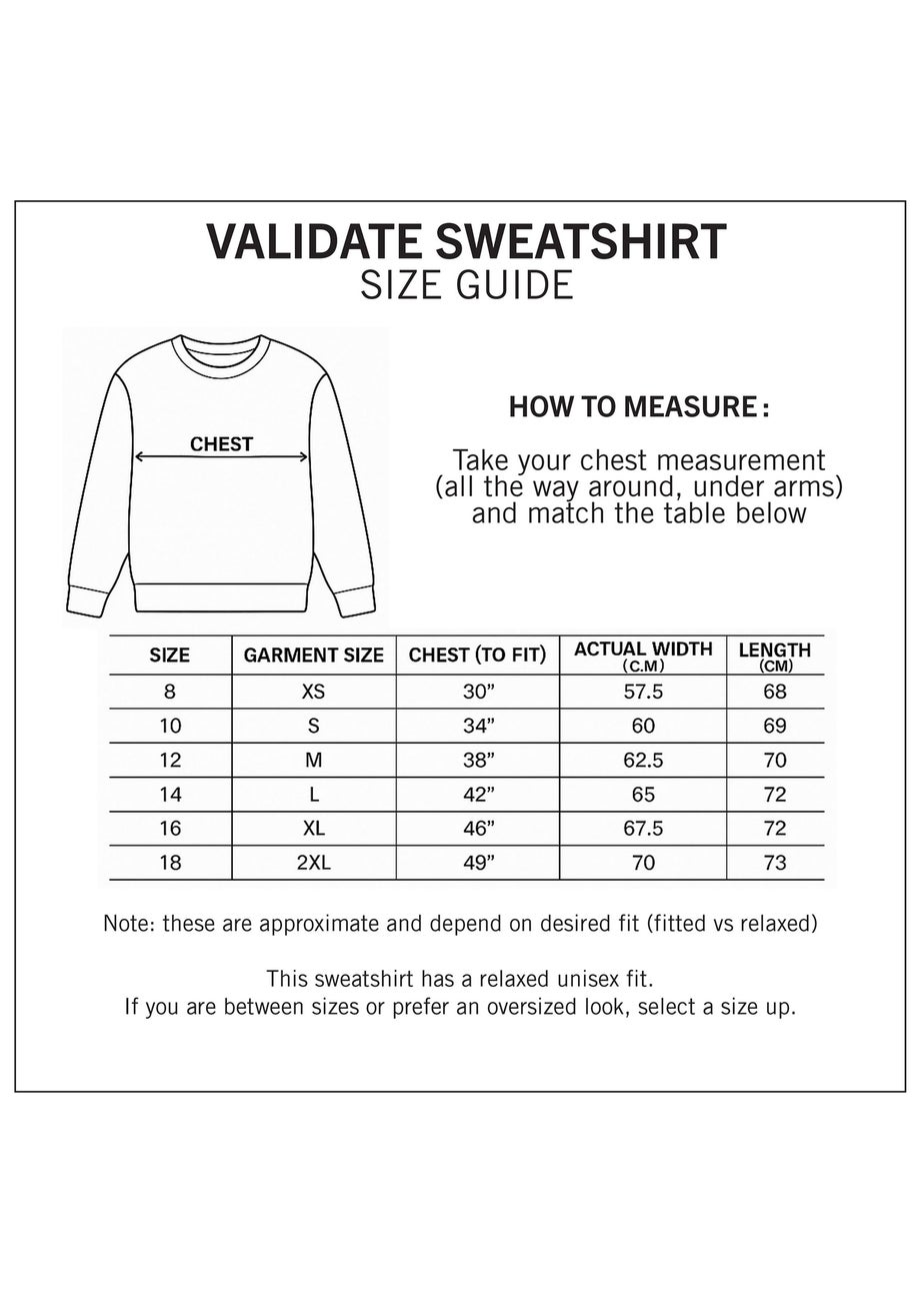 Validate Charcoal OG Premium Sweatshirt