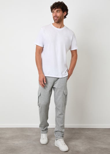 Threadbare Black 2 Pack Cargo Joggers