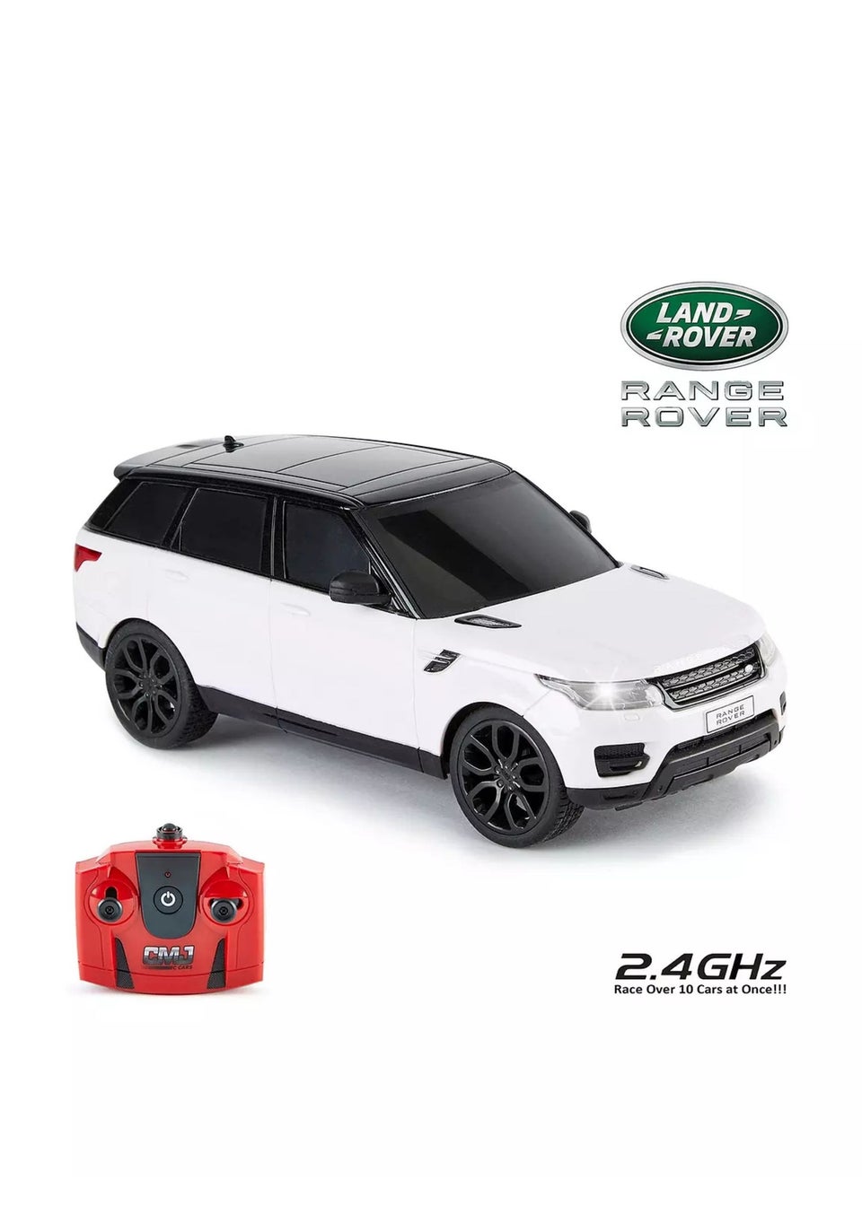 The Gift Scholars 1:24 Range Rover Sport White Remote Control Car
