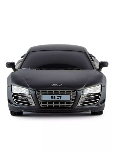 The Gift Scholars 1:24 Black Audi R8 Black Remote Control Car