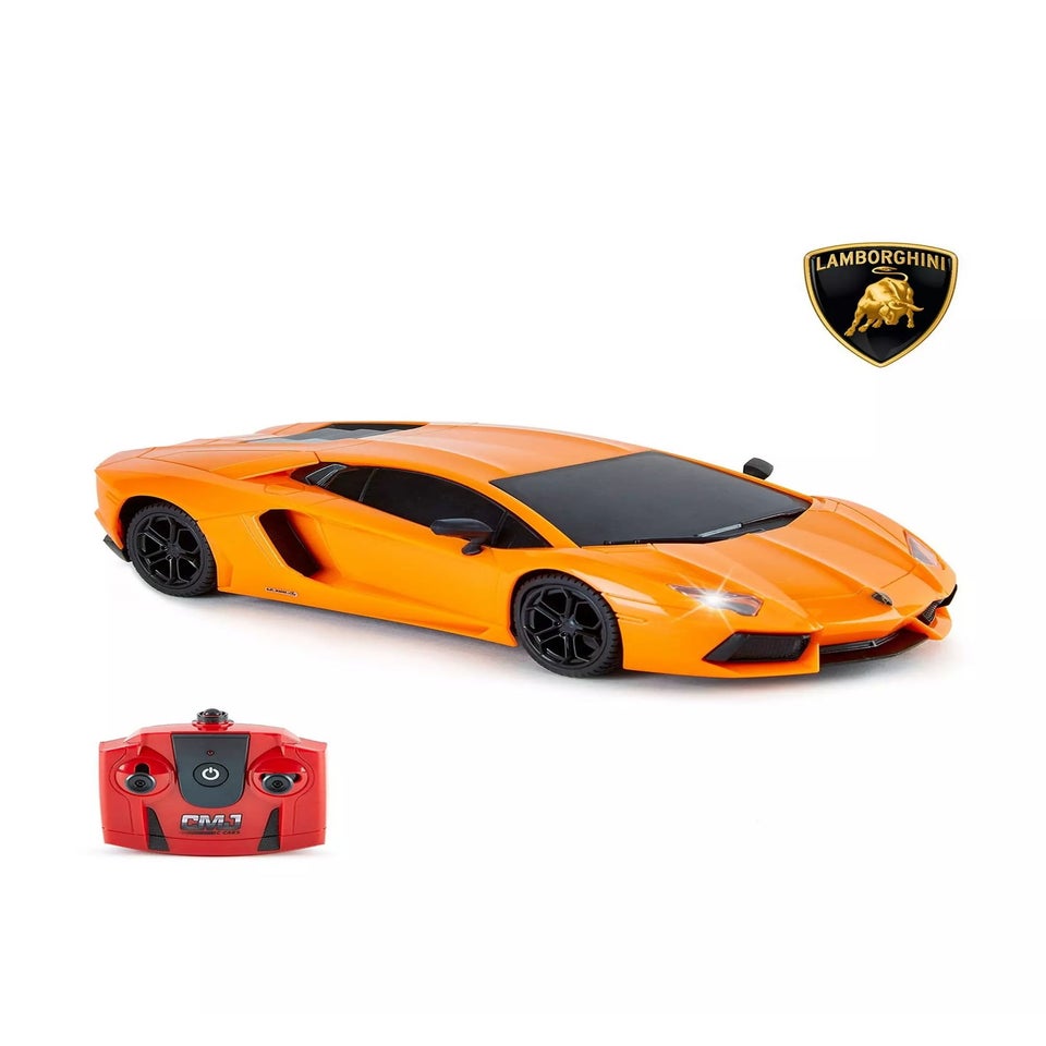 The Gift Scholars 1:24  Orange Lamborghini Aventador Remote Control Car