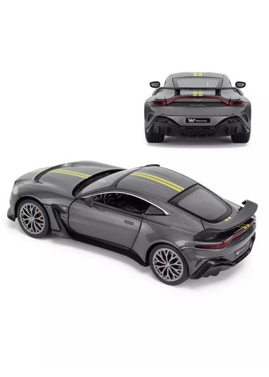 The Gift Scholars Die Cast 1:24 Grey Aston Martin