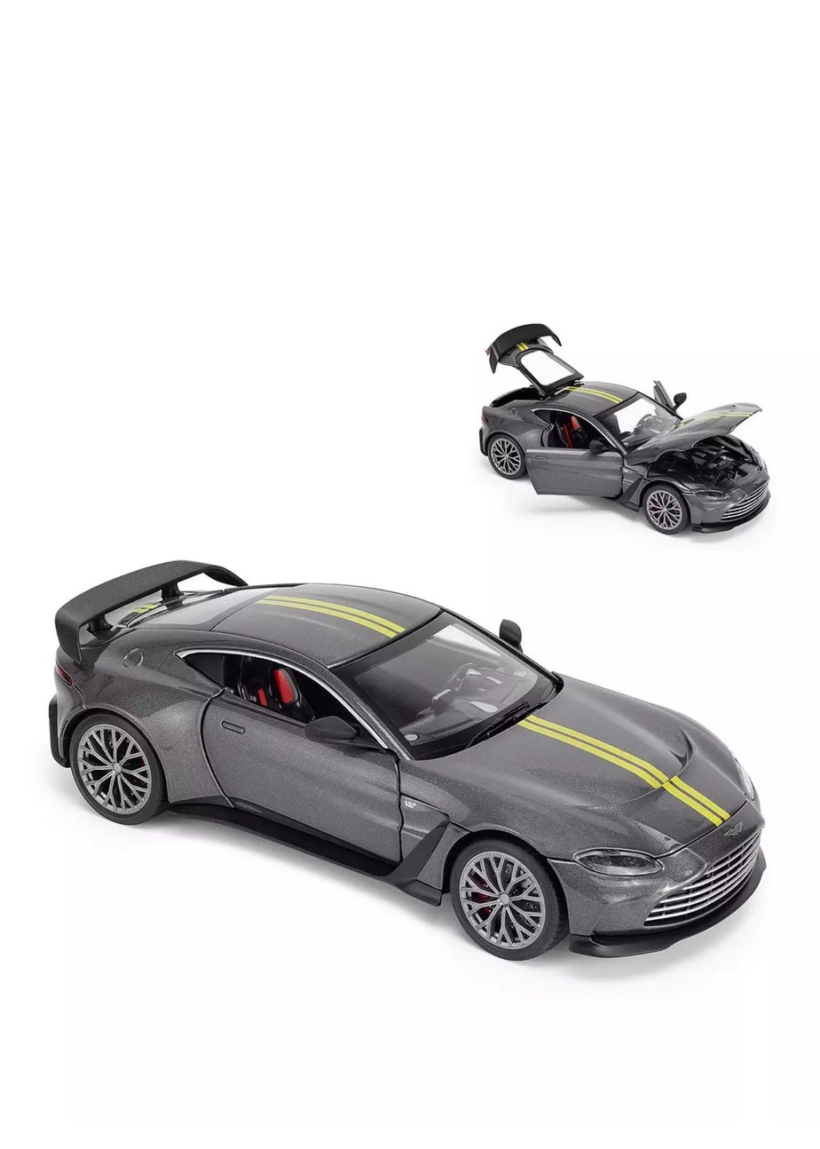 The Gift Scholars Die Cast 1:24 Grey Aston Martin