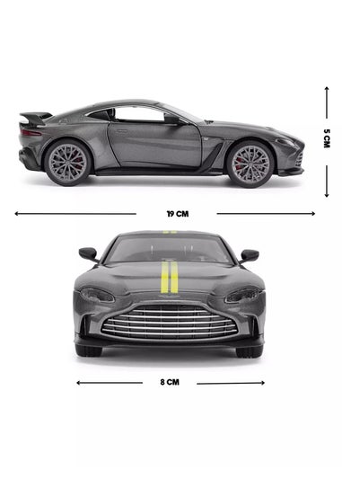 The Gift Scholars Die Cast 1:24 Grey Aston Martin