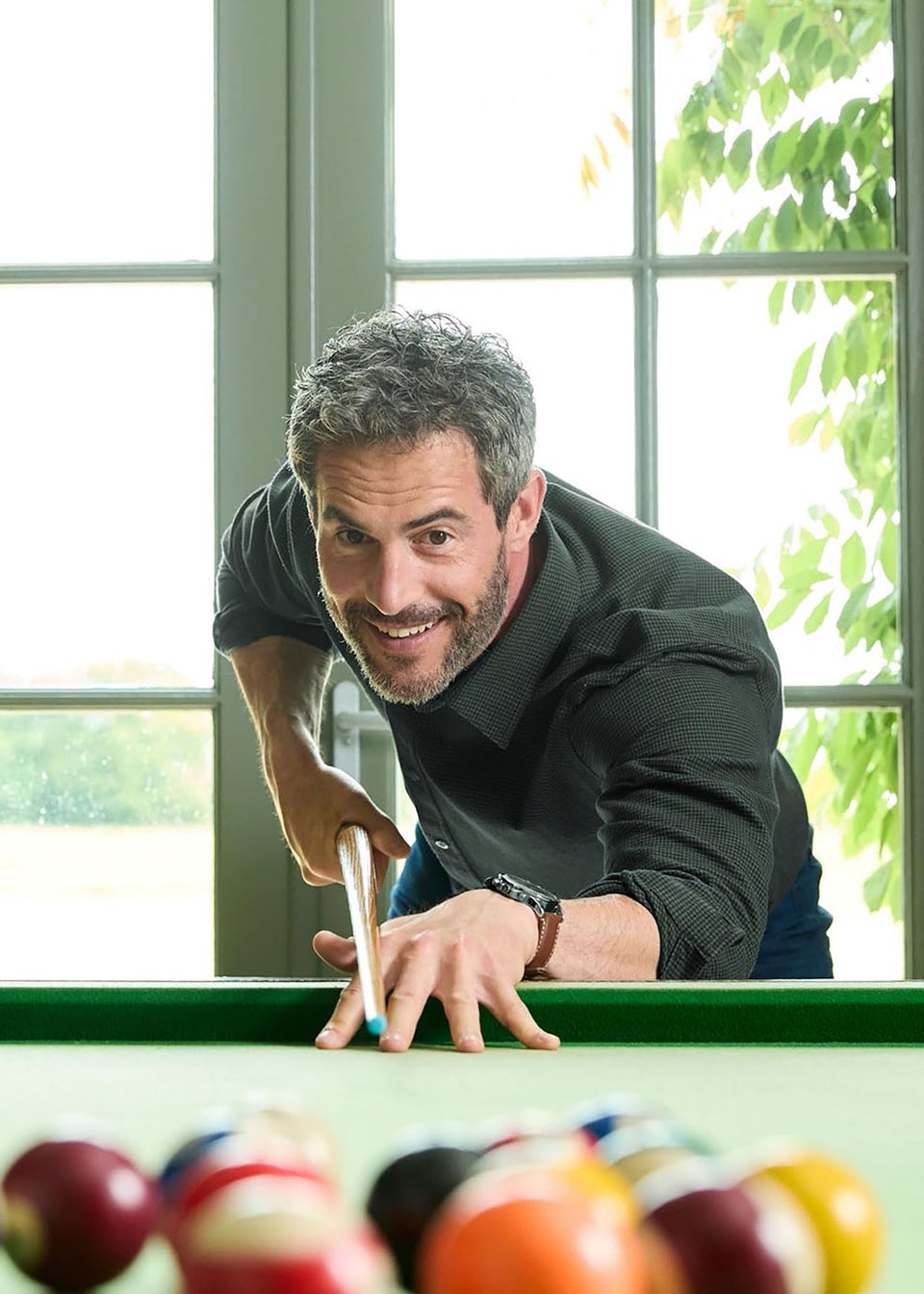 Cotton Traders Dark Green Winter Warm Cotton Shirt