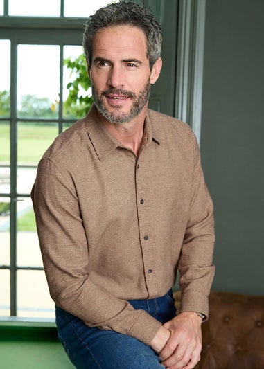 Cotton Traders Linen Winter Warm Cotton Shirt