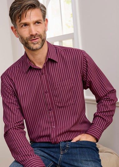 Cotton Traders Ruby Luxury Long Sleeve Soft Touch Yarn Dyed Shirt