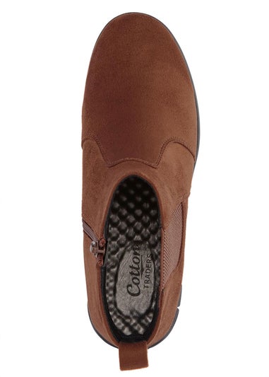 Cotton Traders Chocolate Ankle Boots