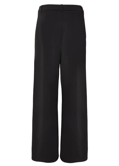 Quiz Black High Waisted Trousers