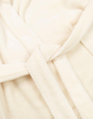 Peanuts Snoopy Adults White Hooded Bathrobe