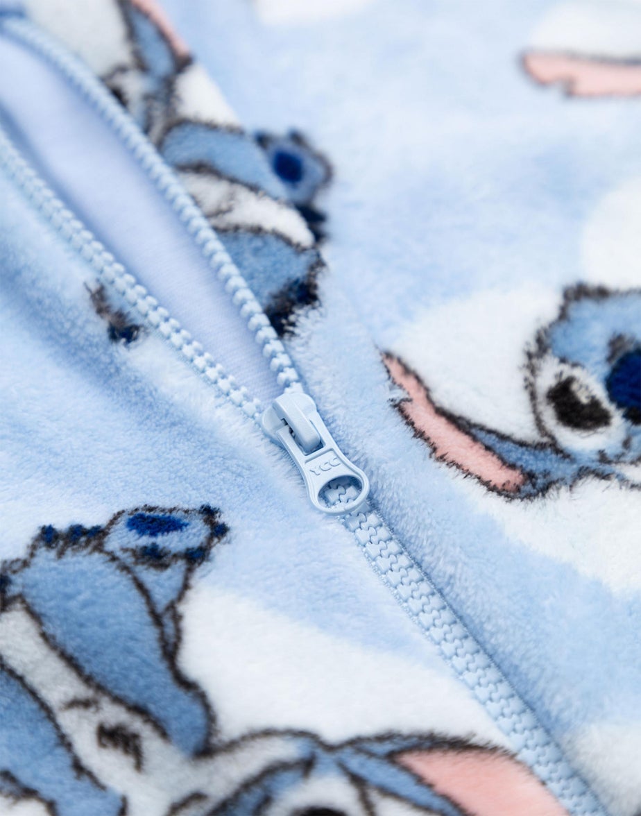 Vanilla Underground Disney Stitch Girls Blue 3D Ears Onesie (5-14yrs)