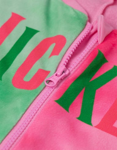 Vanilla Underground Wicked Glinda/Elphaba Girls Pink/Green Onesie (4-14yrs)