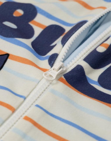 Vanilla Underground Bluey & Bingo Kids Blue Stripe Onesie (18mnths-7yrs)