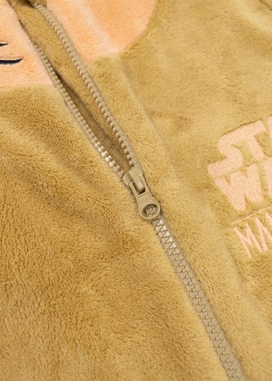 Star Wars Grogu Kids Green/Tan Onesie (3-14yrs)