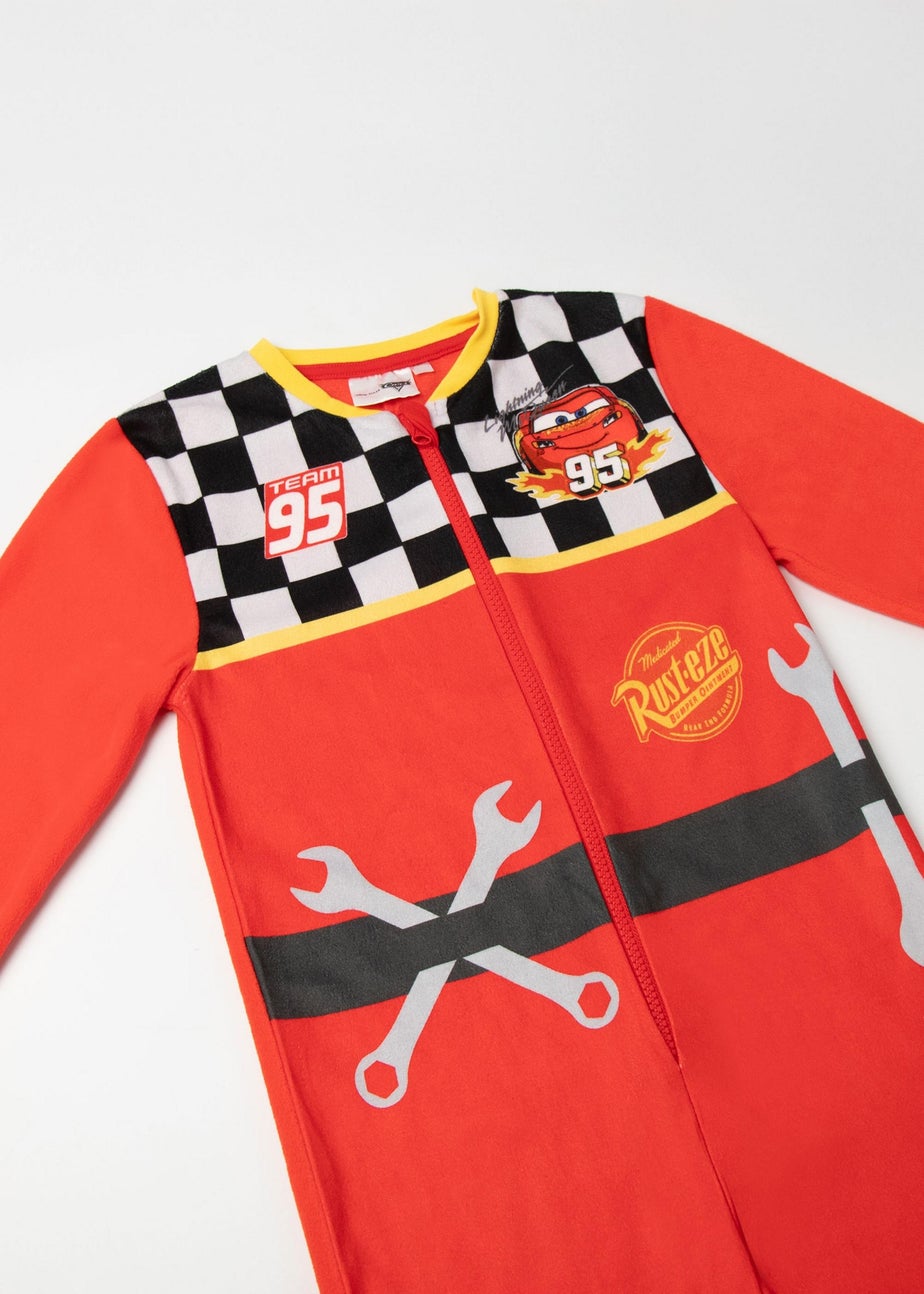 Disney Cars Kids Lightning McQueen Red Onesie (2-14yrs)