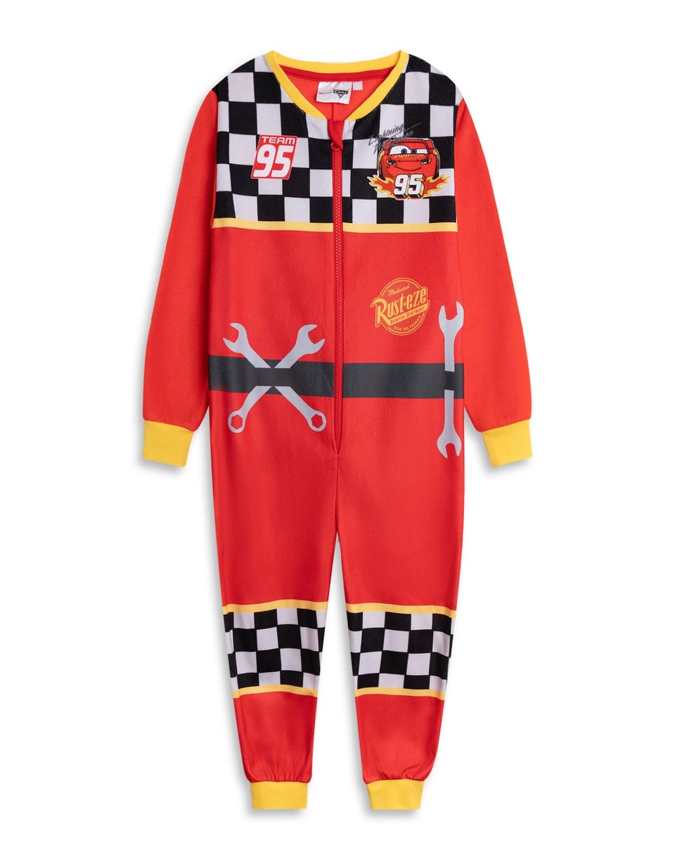 Vanilla Underground Disney Cars Kids Lightning McQueen Red Onesie (2-14yrs)