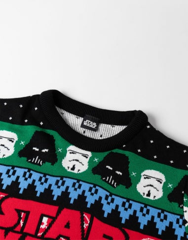 Star Wars Logo Adults Multicoloured Christmas Jumper