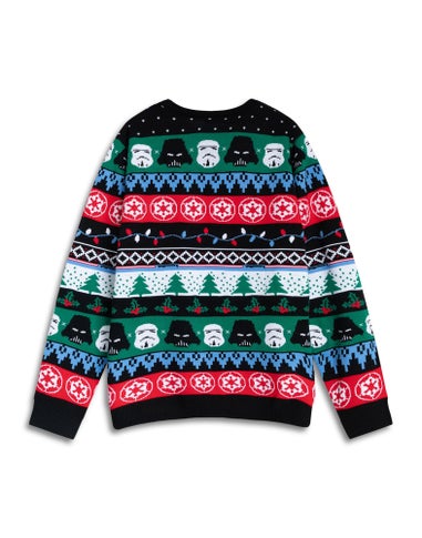 Star Wars Logo Adults Multicoloured Christmas Jumper