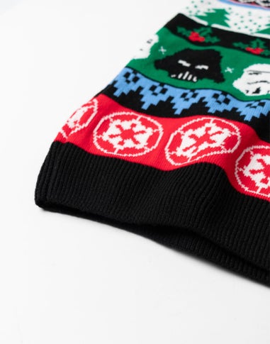 Star Wars Logo Adults Multicoloured Christmas Jumper