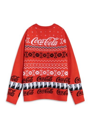 Coca Cola Logo Adults Red Christmas Jumper